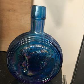 Very nice depression glass bottle