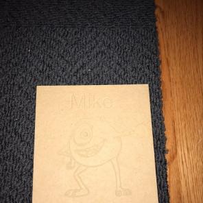 Laser Engraved Mike Wizowski