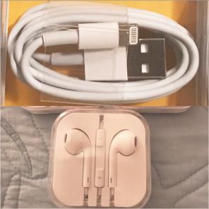 iPhone Headphone & iPhone Charger