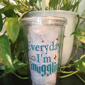 Everyday I'm Mugglin' Harry Potter Cup
