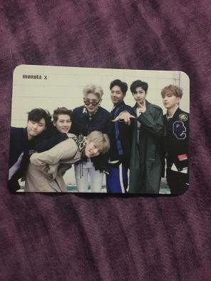 Monsta X Lost/Found Group Photocard