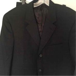NWOT, Alfani Charcoal Gry Chkd Suit,40R