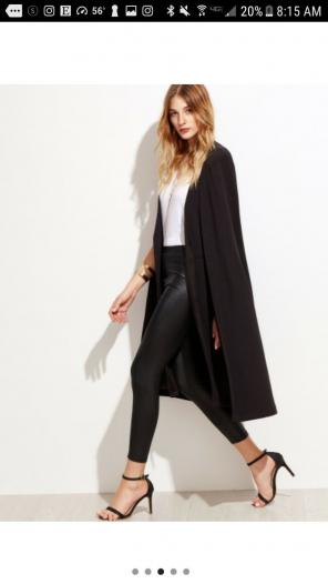 TRENDY Cape Coat NWOT