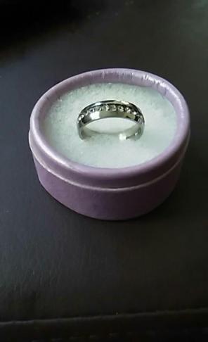 White Gold Unisex Band