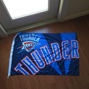 OKC Thunder Team Flag