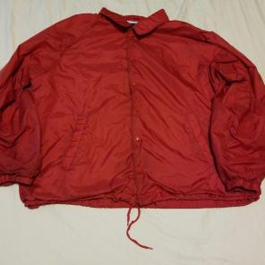 Mens Red Windbreaker