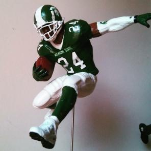 Custom Le'Veon Bell MSU figurine