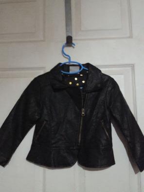 Faux leather girls 3t jacket