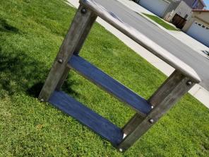Wood console table
