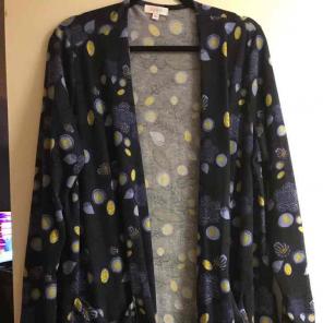 XL Navy/Purple Sarah Sweater