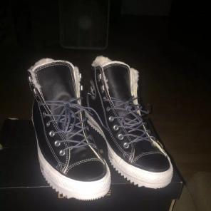 Black Converse Hiker Boots