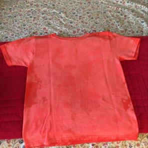 Bleached Orange Tee