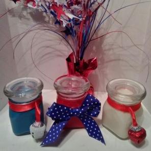 4th o July candles