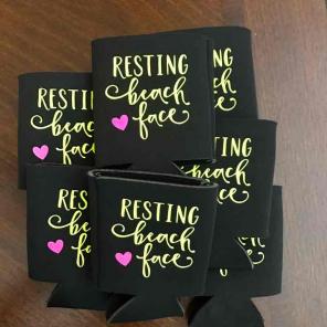 Beach Face Koozies