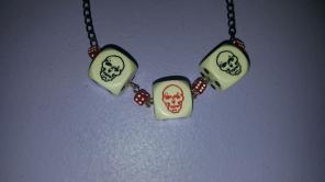 Skull Dice necklace