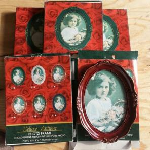 5 deLuxe antique 5x7 photo frames