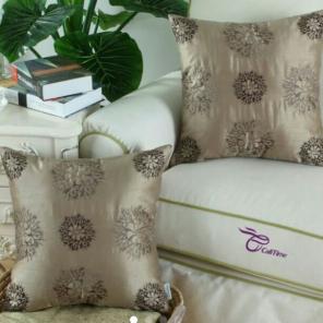 Throw Pillow Covers 2 PACK NEW (Taupe)