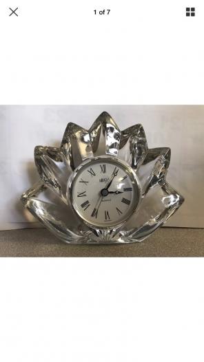 Mikasa Fleurisse Crystal Clock