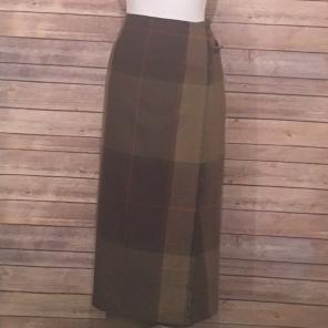 Talbots's Petite Long Wool Wrap Skirt