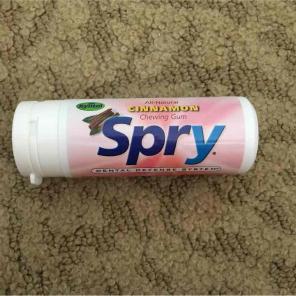 spry cinnamon gum