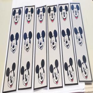 6 Laminated Mickey Mouse Bookmaks