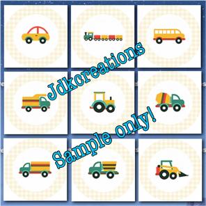 Transportation Theme Tag