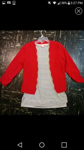 Scalloped Blazer size small