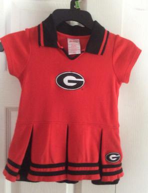 GEORGIA BULLDOGS DRESS - LIKE NEW 24 Mos