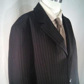 Hugo Boss Men 42R Black 3 Button Blazer