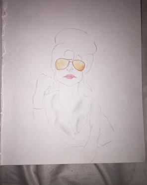 Girl Drawing