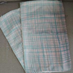 Two Lumbar Pillow Covers NWOT Silky