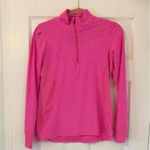 Champion neon pink quarter half zip S