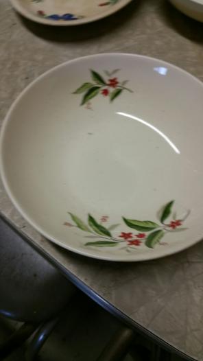 Vintage serving pieces