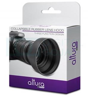NEW Collapsible Rubber Lens Hood