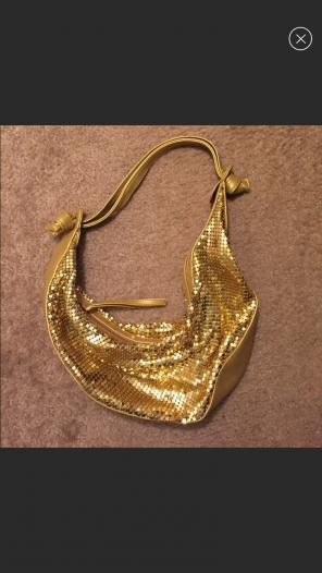 Gold sequined Hobo Glam Purse