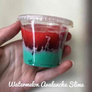 Watermelon Avalanche Slime 4oz