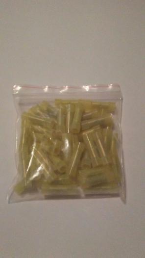 Yellow 12-10 AWG Butt Connectors