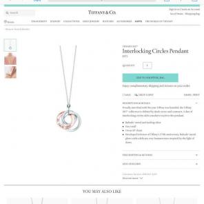$375 Authentic Tiffany&Co necklace