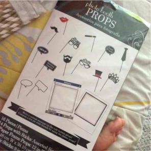 Photo booth props