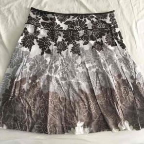 FreeShip Esprit Skirt 10 Brown White