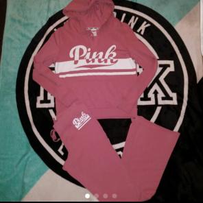 (L) Victoria's secret pink