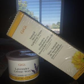 Gigi Lavender Creme Wax And Muslin Strip