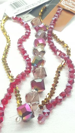 Golden power meets passion bead strands