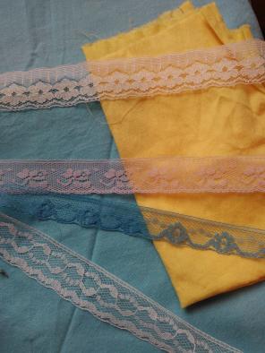 20 yd Vintage Lace Trim Edging Lot