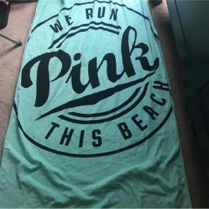 Victoria Secret Pink beach towel