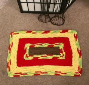 Kids room/ Bathroom Crochet Rug