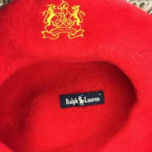 ❤️RALPH LAUREN RED BERET❤️