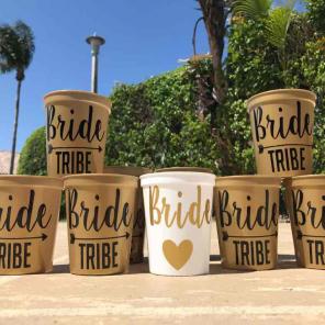 Bride Tribe Cups