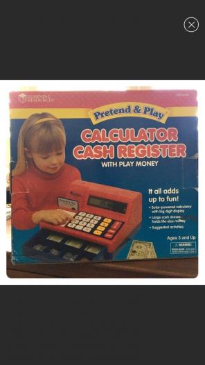Pretend & Play Calculator Cash Register