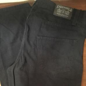Free World Men's Black Pants